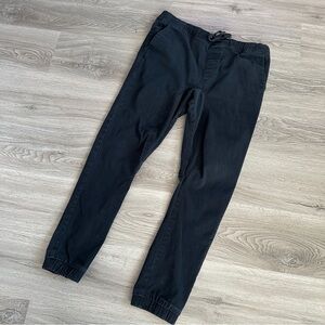 Men’s Flex Southpole Black Joggers - Medium
